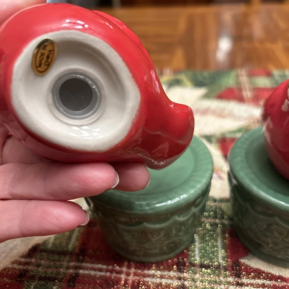 Temptation Red Bird‎ Salt & Pepper Shakers